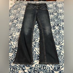 Silver Jeans Dark Wash Flare Women's Jeans